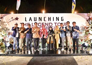 Dorong Ekonomi Pariwisata, Wawali Najirah Resmikan The Legend Tour Indonesia 