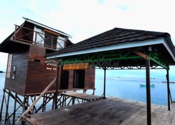 Vila Atas Laut Menjamur di Bontang Kuala, Lurah Klaim Sudah Berizin