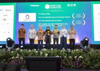 Jalankan Program Menara Marina, Badak LNG Boyong 3 Penghargaan TOP CSR Awards   
