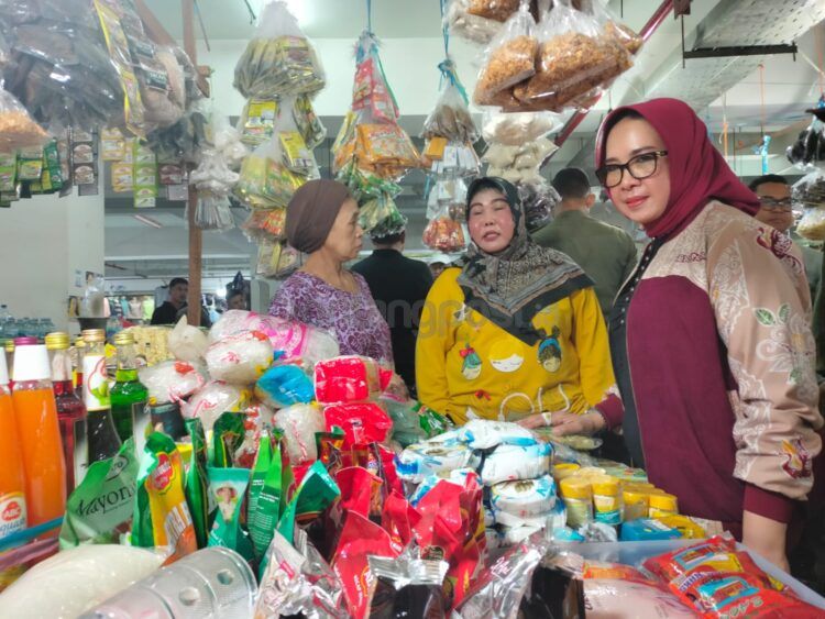 Wawali Najirah melakukan monitoring ke Pasar Taman Rawa Indah