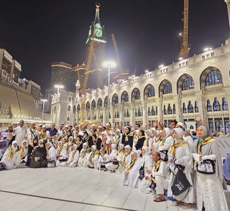 Jemaah haji Bontang masih melaksanakan rangkaian haji sebelum kembali pulang ke Tanah Air