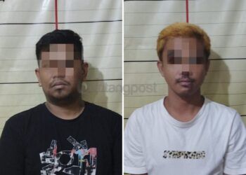 Ditangkap di Jalan Awang Long, Dua Pengedar Sabu Meringkuk di Tahanan