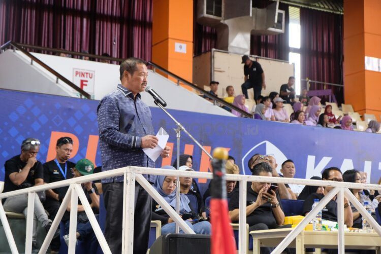 Kompetisi Marching Band Wali Kota Cup di GOR PKT dihadiri oleh Asisten Perekonomian dan Pembangunan Lukman