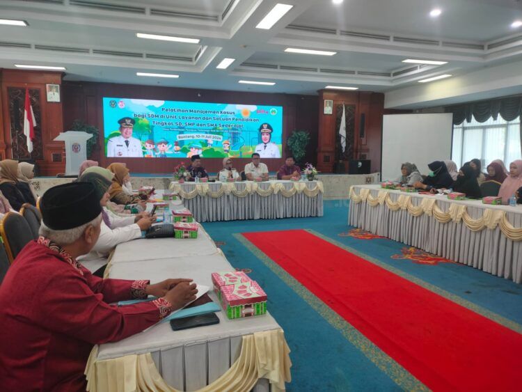 Wakil Wali Kota Bontang Najirah singgung pemenuhan CCTv di sekolah dalam pembahasan manajemen kasus (Jelita/bontangpost.id)