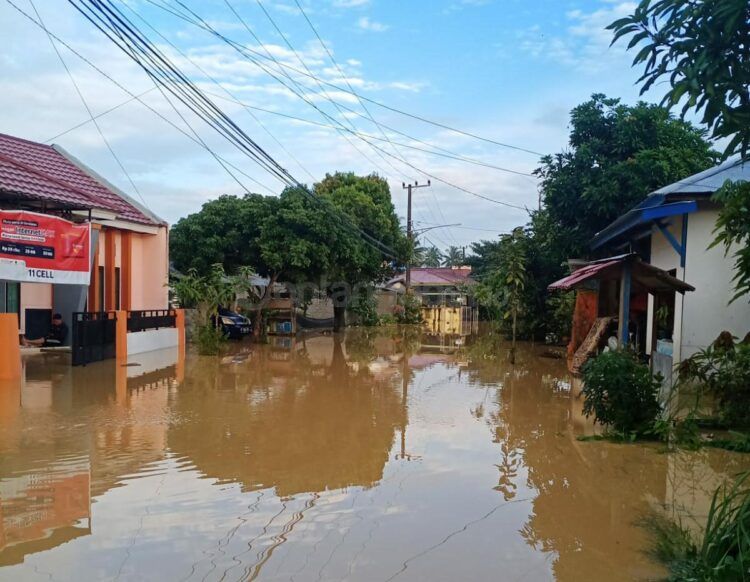 Banjir di wilayah Guntung (ist)