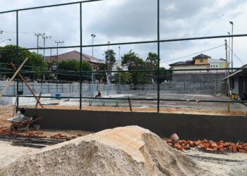 Sentuhan Rp1 Miliar untuk Perbaikan Lapangan Tenis Bontang
