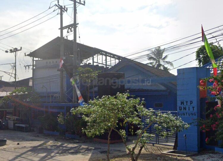 Salah satu WTP yang tidak beroprasi sementara waktu akibat pemadaman listrik yakni WTP Guntung