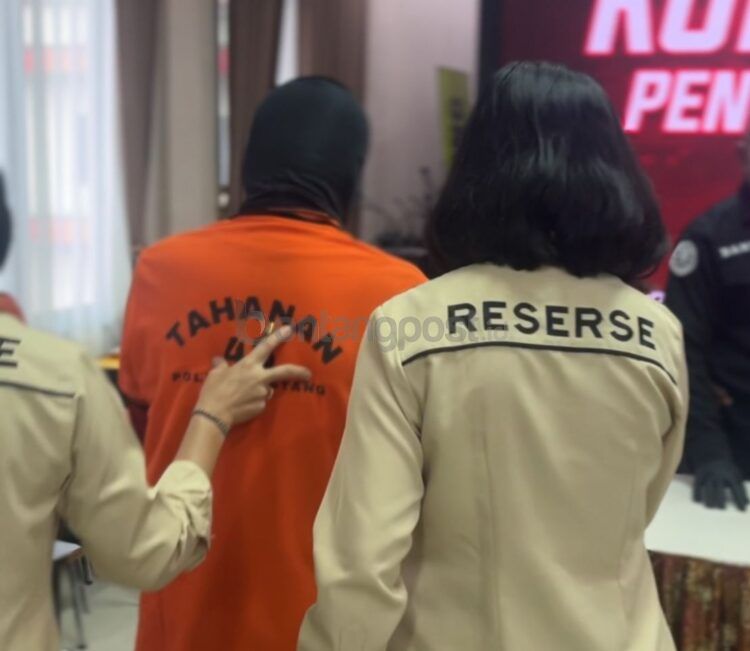 Tersangka pencabulan ditahan di Mapolres Bontang