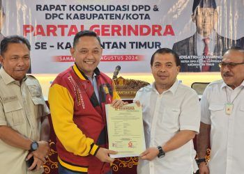 Pilkada Bontang, NAH Terima B1-KWK dari Gerindra