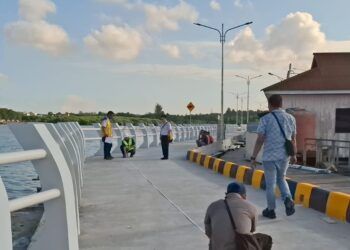 Jembatan Selambai Hampir Rampung, Tinggal Finishing
