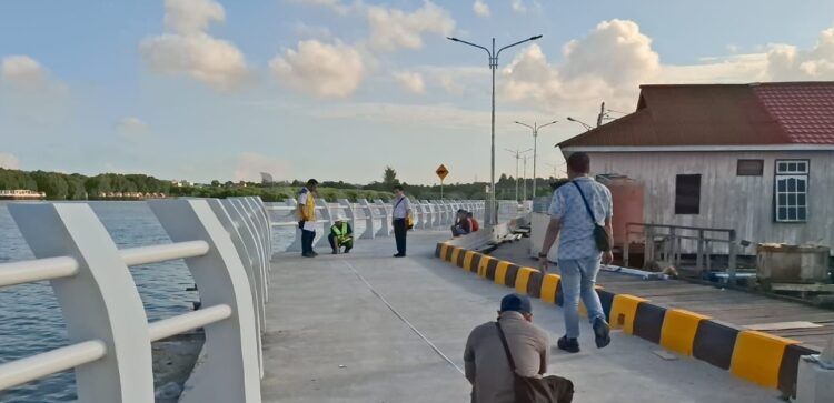 Pengerjaan jembatan Selambai kini sudah mencapai 95 persen (Hasyim/bontangpost.id)