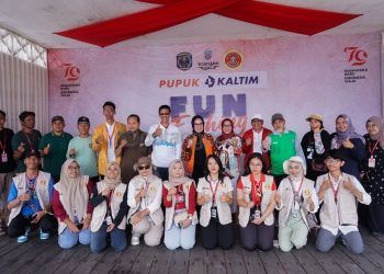 Peringati HUT Ke-79 RI, Karang Taruna Bontang Kuala dan KKN Unmul Gelar Lomba Mancing