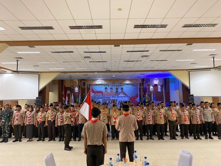 Pengurus Kwarcab Pramuka se-Kalimantan Timur adakan gala dinner dan renungan malam
