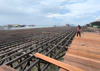 Progres Pembangunan Pelataran Bontang Kuala Sudah 36 Persen