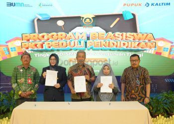Merdeka Pendidikan untuk Anak Negeri, Pupuk Kaltim Salurkan Beasiswa Rp3,8 Miliar