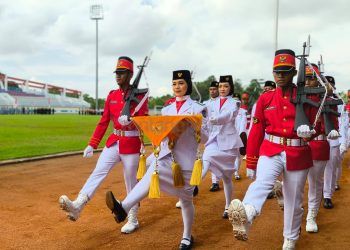 Sempat Gagal Masuk Paskibra, Velyna Putri Jasmine Kini Jadi Pembawa Baki Upacara HUT Ke-79 RI di Bontang