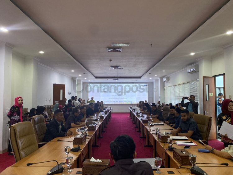 Rapat Paripurna ketiga Penentuan fraksi-fraksi DPRD Kota Bontang masa jabatan 2024-2029 digelar tertutup