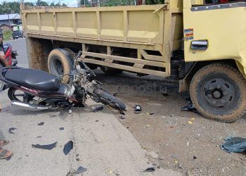 Kecelakaan di Dekat Tugu Selamat Datang, Pengendara Motor Dilarikan ke Rumah Sakit