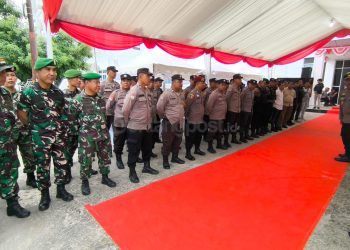 Polres Bontang Turunkan 80 Personel Amankan Pendaftaran Bapaslon Kepala Daerah 