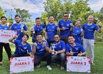 Tim Tenis Meja Pupuk Kaltim Juara Umum Turnamen di Paser