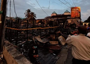 Kebakaran di PPU, 75 Jiwa Kehilangan Tempat Tinggal