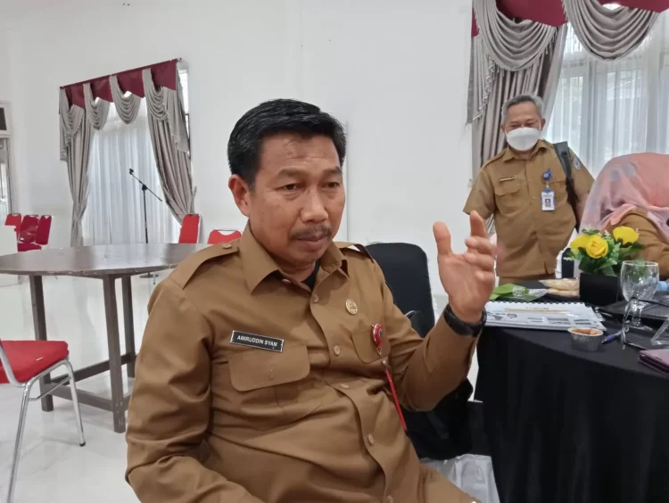 Kepala Badan Perencanaan, Penelitiaan, Riset, dan Inovasi Daerah (Bapperida) Amiruddin Syam. (Adhiel Kundara/KP)