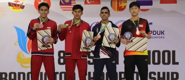Zidane Cahyo Nugroho, pebulu tangkis asal Bontang berhasil naik podium di kejuaraan junior internasional. (Adhiel Kundara/KP)