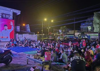 Najirah-Aswar Gelar Nobar Timnas Indonesia Vs Arab Saudi, Dihadiri Ratusan Warga