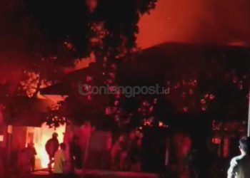 SDN 002 Bontang Barat Terbakar, Kerugian Ditaksir Rp700 Juta