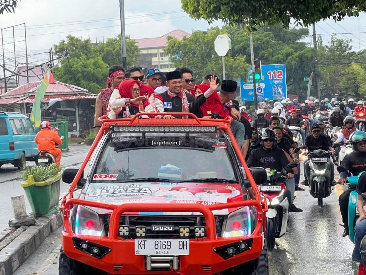 Pasangan calon wali kota dan wakil wali kota Bontang Najirah-Aswar