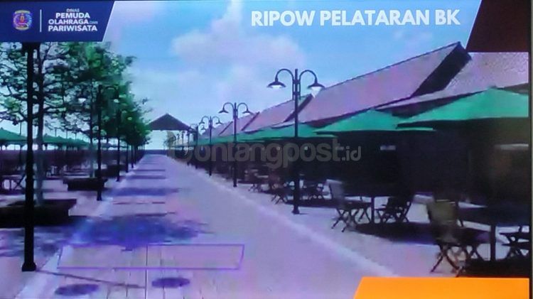 Desain pelataran Bontang Kuala dalam RIPOW