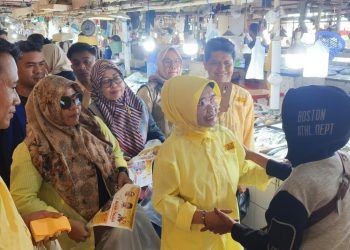 Blusukan ke Pasar Rawa Indah, NAH Komitmen Realisasikan Harapan Pedagang