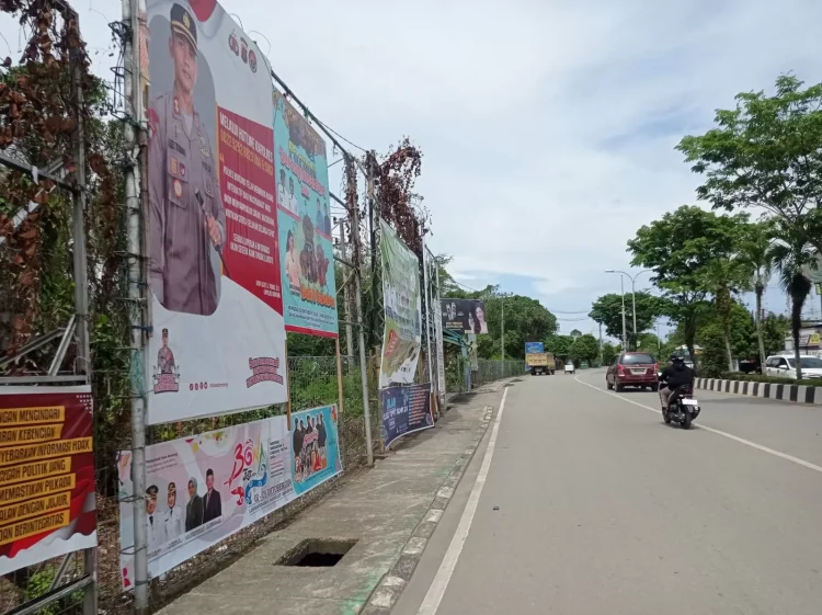 Pendapatan yang diraup Pemkot Bontang dari pajak reklame diprediksi tidak mencapai target di akhir tahun. (FOTO: ADIEL KUNDHARA/KP)