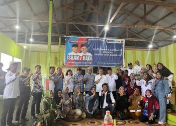 Kampanye di Bontang Kuala, Hadi Mulyadi Janji Atasi Banjir Rob