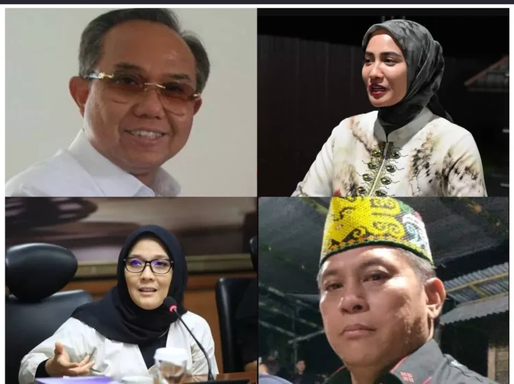 Sofyan Hasdam (atas kiri), Sinta Rosma Yenti (atas kanan), Aji Mirni Mawarni (bawah kiri) dan Yulianus Henock Samual (bawah kanan). (FOTO: IST)