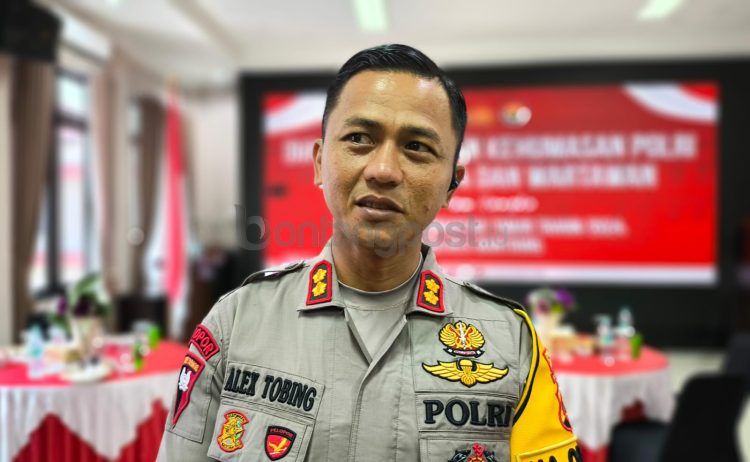 Kapolres Bontang AKBP Alex Frestian Lumban Tobing (Nasrullah/bontangpost.id)