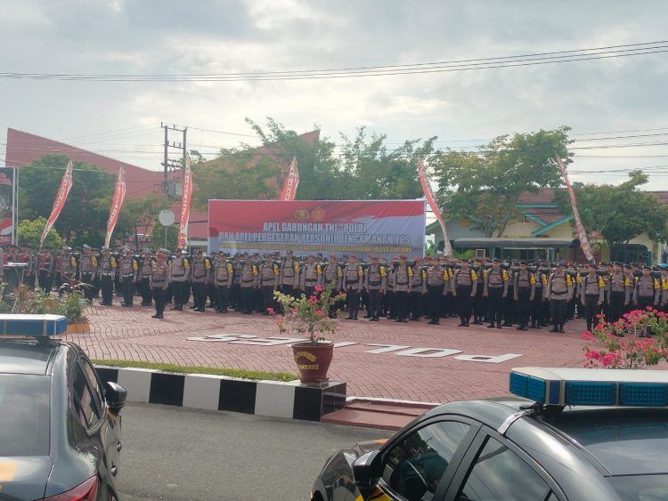 Ribuan Personel diterjunkan untuk pengamanan pilkada (Jelita/bontangpost.id)