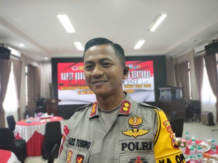 Kapolres Bontang AKBP Alex Frestian Lumban Tobing (Nasrullah/bontangpost.id)