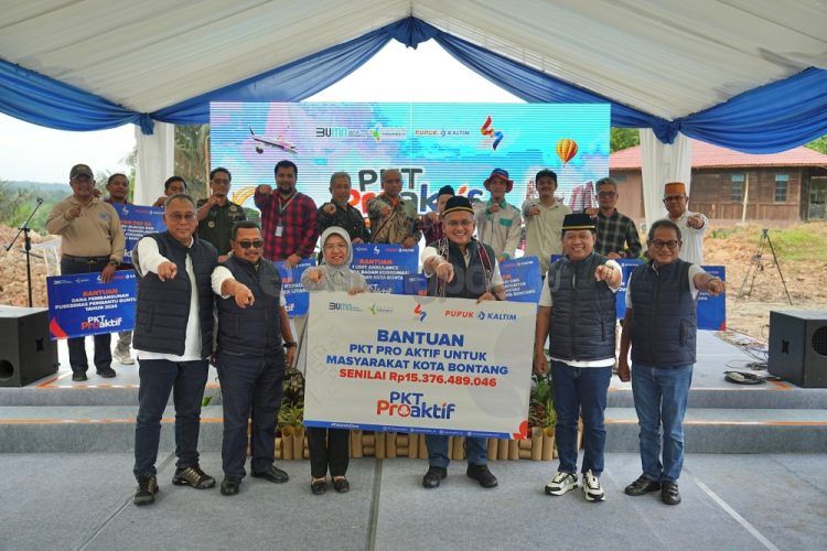 Pupuk Kaltim melalui program PKT Proaktif, salurkan bantuan senilai Rp15,3 Miliar bagi warga Bontang