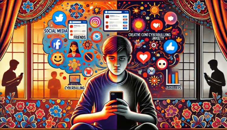 Ilustrasi media sosial.