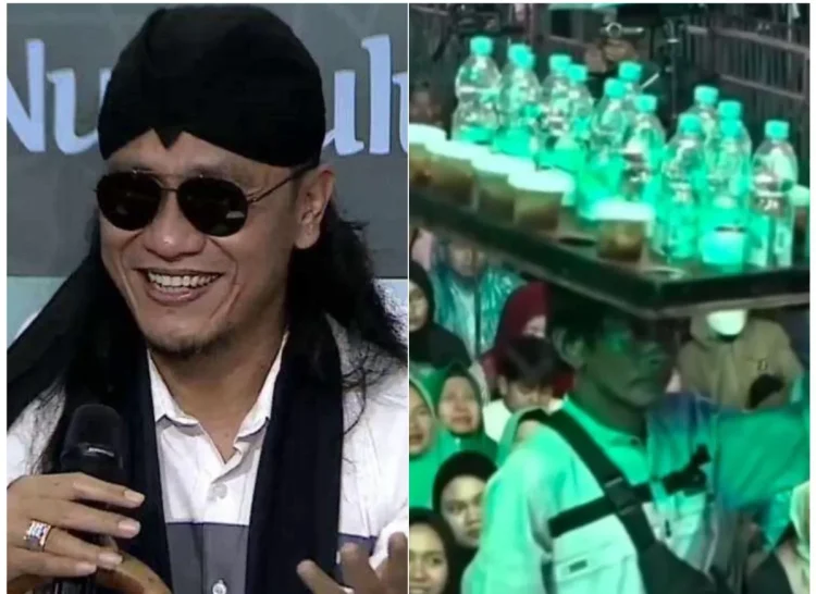 Gus Miftah dan penjual es teh yang disebut goblok. (FOTO: IST)