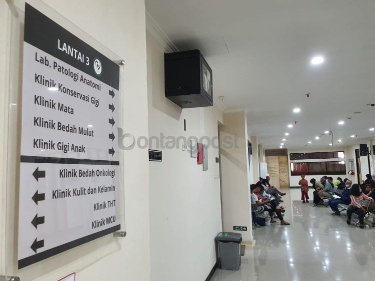 Poliklinik di lantai 3, Gedung Bengkirai RSUD Bontang.