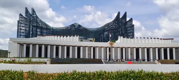 Istana Garuda yang  diresmikan Presiden Prabowo Subianto bersamaan dengan groundbreaking investasi di IKN pada awal 2025. (RIKIP/KP)