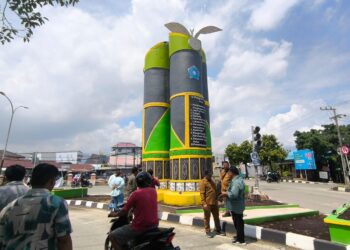 Pembangunan Tugu PKK Disorot, dari Berlubang hingga Terkelupas