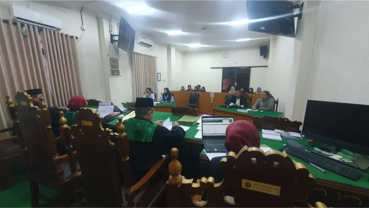 Ilustrasi foto sidang perceraian di Pengadilan Agama.