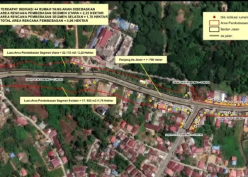 44 Rumah Bakal Terkena Pembebasan Lahan Pemangkasan Tanjakan RSUD Taman Husada