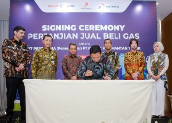 Pastikan Kelancaran Pasokan Gas, Pupuk Kaltim Teken PJBG dengan Pertamina