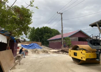 Proyek Jembatan Balai Benih Ikan Bontang Masih Belum Rampung