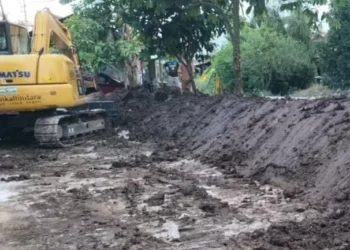 Turap Jebol di Bontang Permai Diperbaiki Sementara, Konstruksi Permanen Dikerjakan Tahun Ini