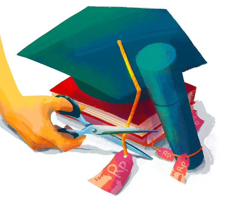 Ilustrasi kuliah. (NINA/JAWA POS)